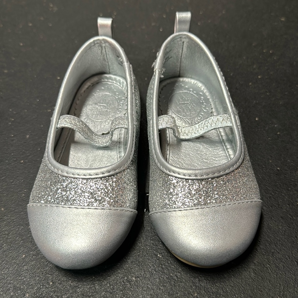 Disney Princess Silver Glitter Flats - Picture 2 of 6
